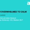 Overwhelmed to Calm title slide