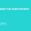 Nursing the AHDS Patient title slide